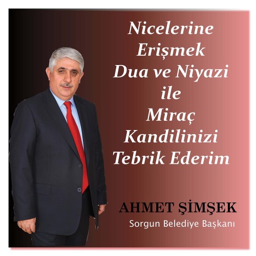 Miraç Kandili Kutlama Mesajı