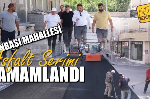 Hanbaşı Mahallesinde Asfalt Serimi Tamamlandı