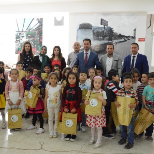 Nene Hatun Ana Okulu öğretmenleri, öğrencilerin Belediye Başkanımızı Ziyaretleri